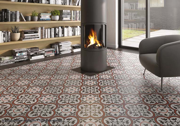 How to play with the variety of cement tile designs